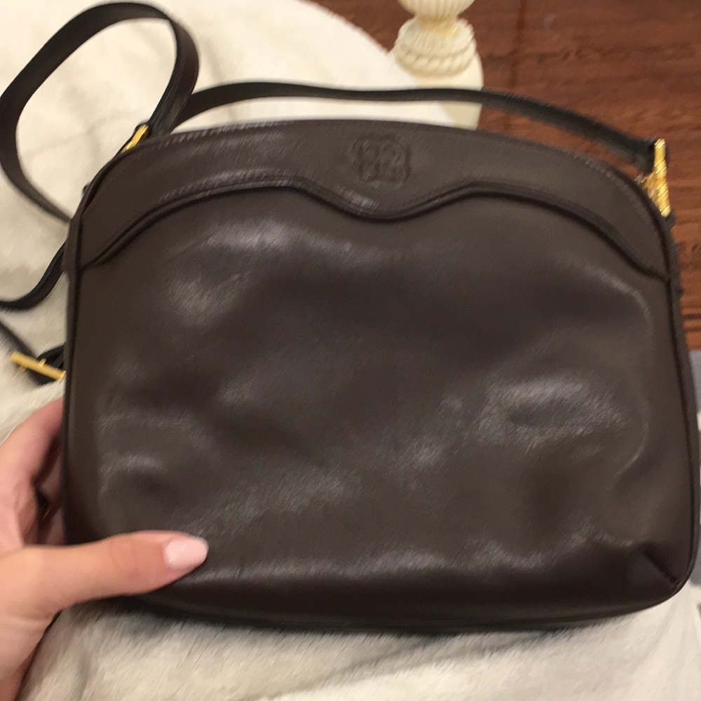 Balenciaga brown side bag